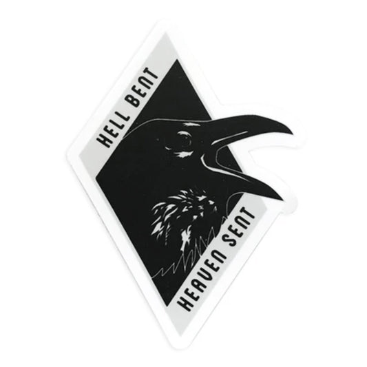 Hell Bent Heaven Sent Vinyl Sticker