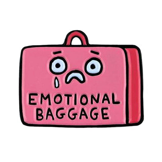 Emotional Baggage Pin