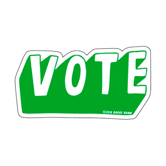 Green Vote Sticker