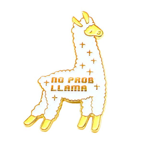 No Prob Llama Pin