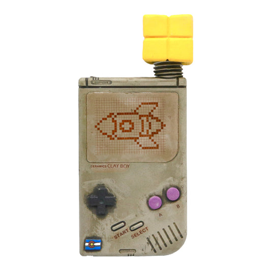 Tetris Clay Boy Flask