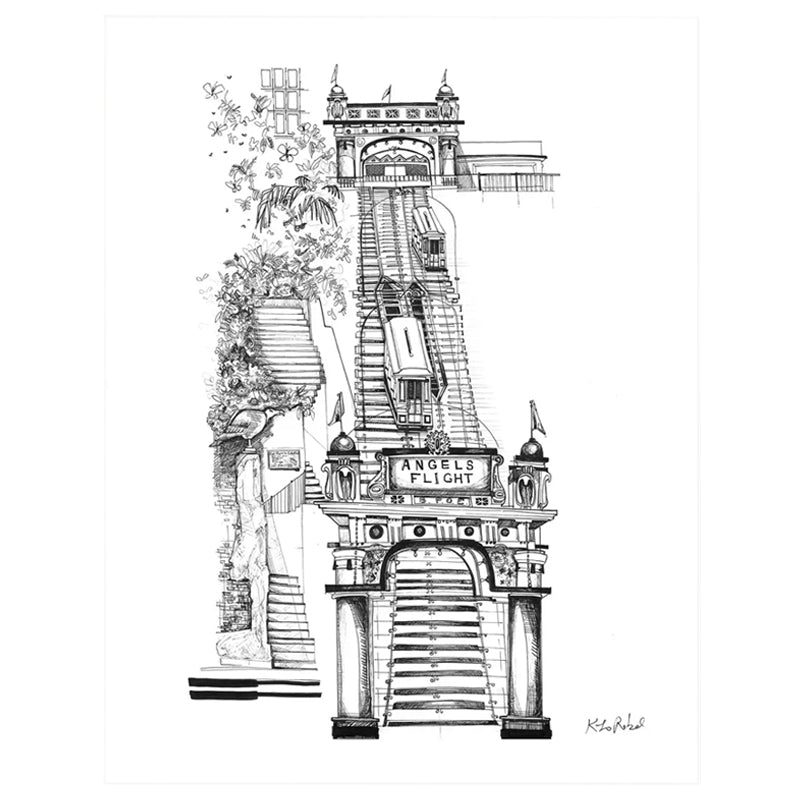 Angels Flight Incline Print