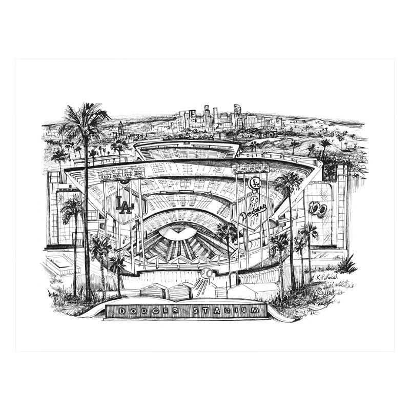 Dodger Stadium Print