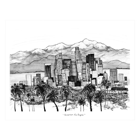 Los Angeles Downtown Skyline Print