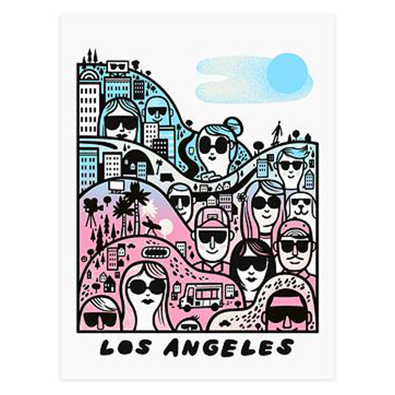 Los Angeles Sunglasses Silkscreen Print