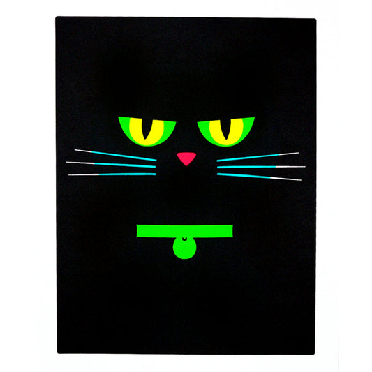 Shade Cat Silkscreen Print