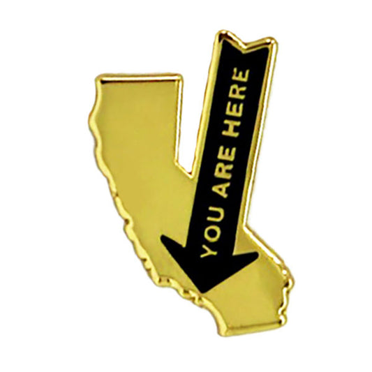 You Are Here CA Pin