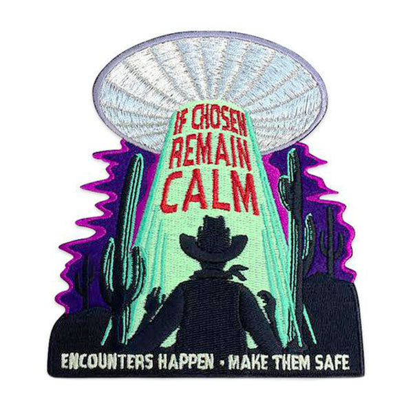 Alien Abduction Glow in the Dark Patch