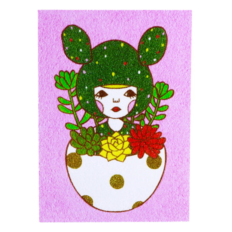 Cactus Girl Print