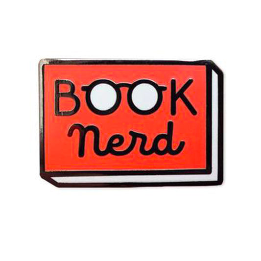 Book Nerd Pin