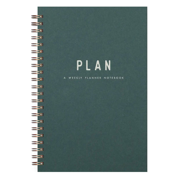 Plan - A Weekly Planner Notebook