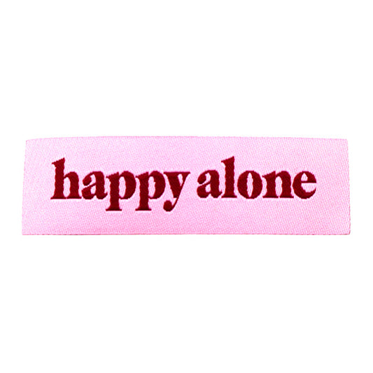 Happy Alone Tiny Patch