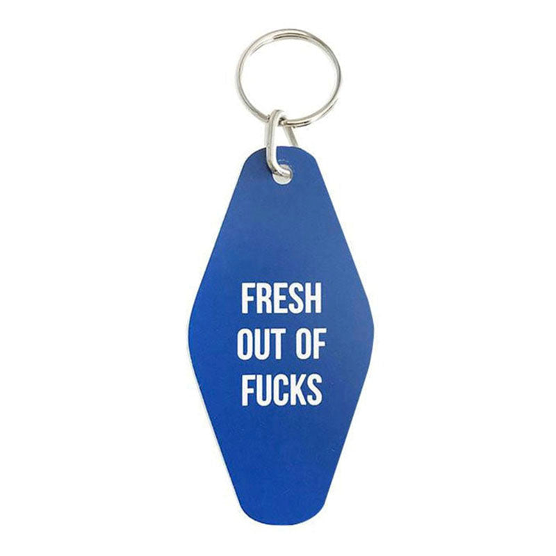 Fresh out of F*cks Keychain