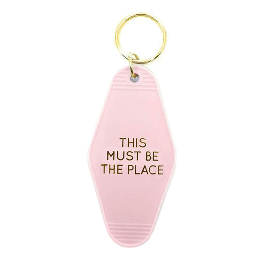 This Must Be the Place - Pink - Key tag