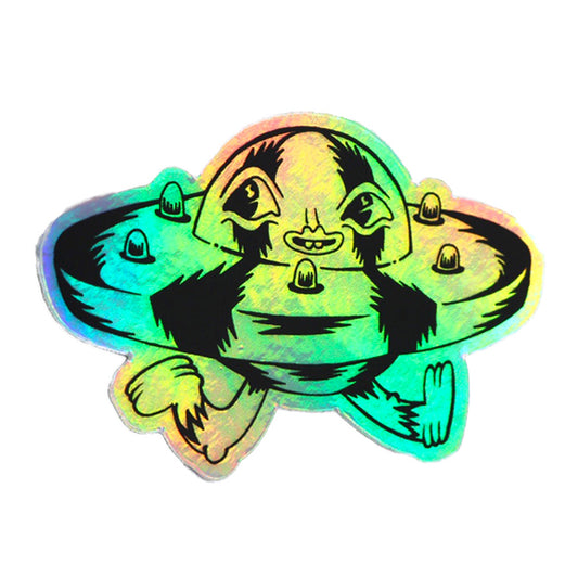 UFO Holographic Sticker