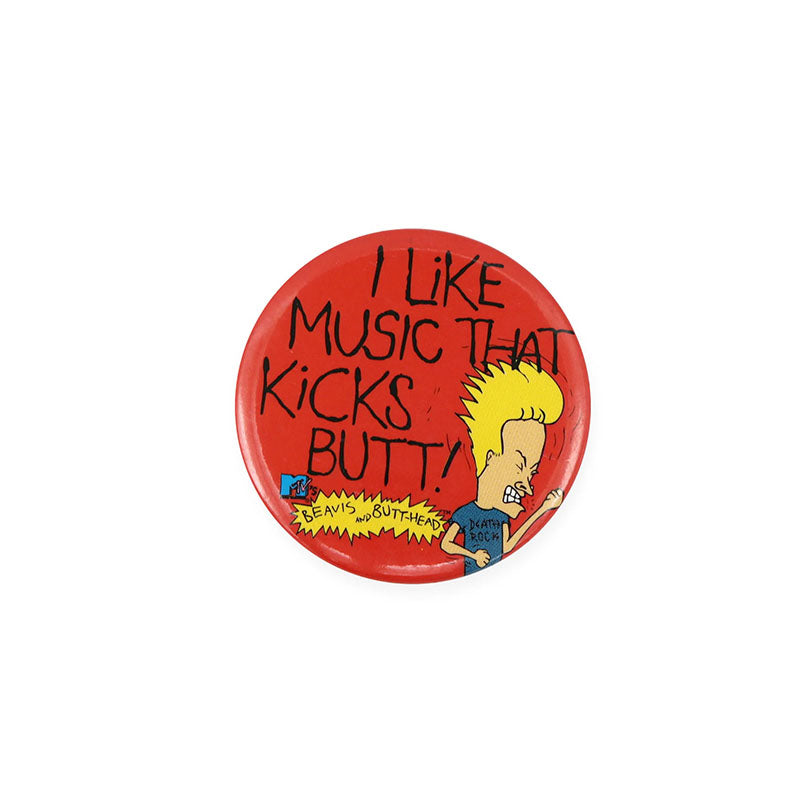 Vintage Kicks Butt Pinback Button