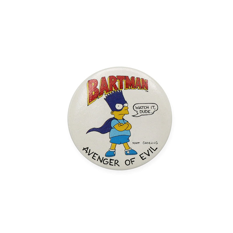 Vintage Bartman Pinback Button