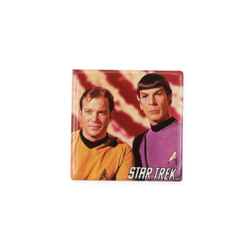 Vintage Spock and Kirk Pinback Button