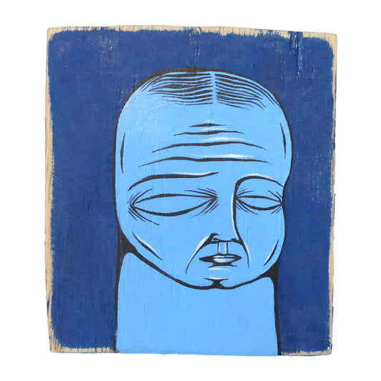 Face in Blue