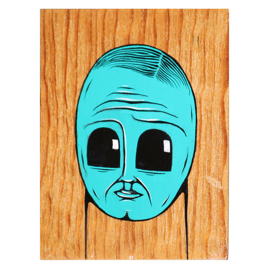 Face in Turquoise #1