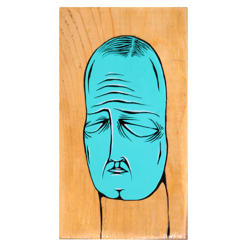 Face in Turquoise