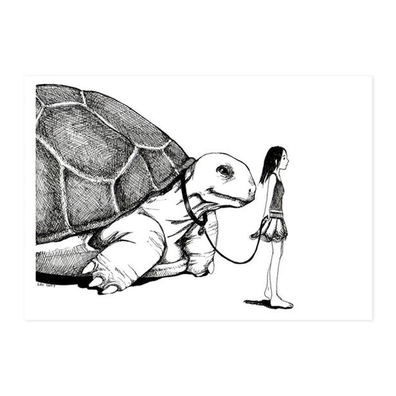 Tortoise Walk Print