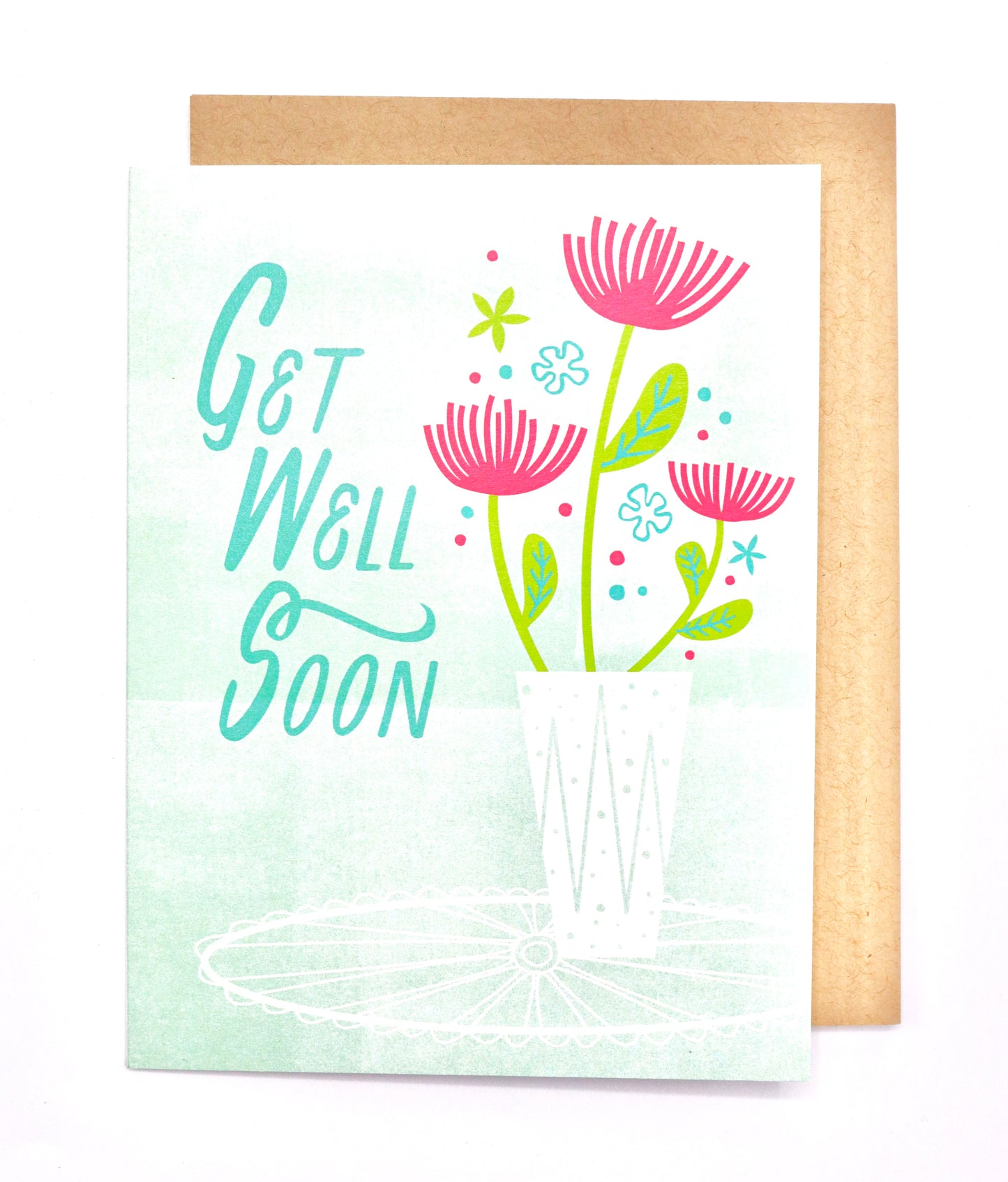 Get Well Flowers Card